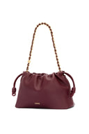 LOEWE FLAMENCO PURSE BURGUNDY