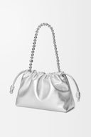 LOEWE LAMINATED FLAMENCO PURSE METALLIC