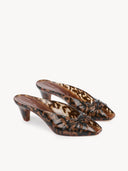 CHLOÉ JELLY MULE BROWN