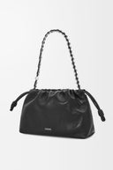 LOEWE FLAMENCO PURSE DEERSKIN BLACK