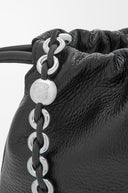 LOEWE FLAMENCO PURSE DEERSKIN BLACK