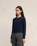 AMI PARIS AMI DE COEUR TONAL PULL NAVY