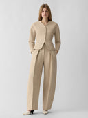 JACQUEMUS LE PETITE VESTE OVALO OFF WHITE