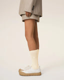 AMI PARIS SOCKS ADC OFF WHITE