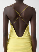 JACQUEMUS LA ROBE ABIHA YELLOW