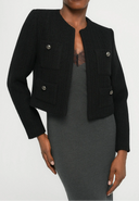 IRO CROPPED KANIL JACKET BLACK