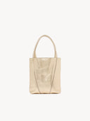 CHLOÉ SMALL SPIN TOTE BAG GOLD