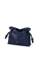 LOEWE FLAMENCO CLUTCH ABYSS BLUE