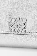 LOEWE PUFFER ANAGRAM WALLET SILVER