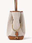 CHLOÉ CLOVER TOTE BAG CLAY BROWN
