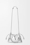 LOEWE LAMINATED FLAMENCO PURSE METALLIC