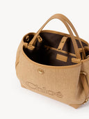 CHLOÉ SMALL CLOVER DOUBLE CARRY BAG BLEACHED BROWN
