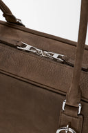 LOEWE AMAZONA 31 CROPPED NUBUCK BAG TUNDRA