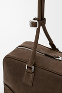 LOEWE AMAZONA 31 CROPPED NUBUCK BAG TUNDRA