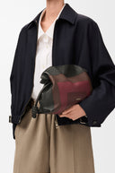 LOEWE X ALBERS FLAMENCO SQUARE CLUTCH