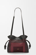 LOEWE X ALBERS FLAMENCO SQUARE CLUTCH