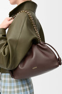 LOEWE FLAMENCO PURSE DARK CHESTNUT