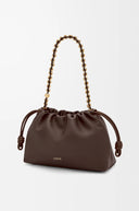 LOEWE FLAMENCO PURSE DARK CHESTNUT