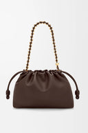 LOEWE FLAMENCO PURSE DARK CHESTNUT
