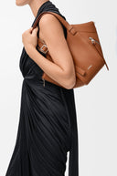 LOEWE HAMMOCK FLIP BAG SQUIRREL BROWN