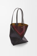 LOEWE X ALBERS PUZZLE FOLD TOTE BAG BLACK