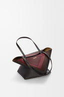LOEWE X ALBERS PUZZLE FOLD TOTE BAG BLACK