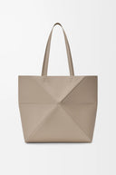 LOEWE HORIZONTAL PUZZLE FOLD TOTE BAG CLAY