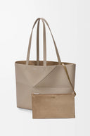 LOEWE HORIZONTAL PUZZLE FOLD TOTE BAG CLAY