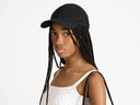 JW ANDERSON WAXED BASEBALL CAP BLACK