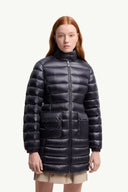 MONCLER GENET LONG DOWN JACKET NAVY