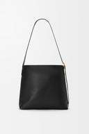 LOEWE DRAPED TOTE BAG BLACK