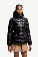 MONCLER BARANTE HOODED SHORT DOWN JACKET BLACK