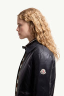 MONCLER LANSET PACKABLE SHORT DOWN JACKET NAVY BLUE