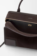 LOEWE LARGE AMAZONA 180 BAG SUEDE BROWN