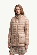 MONCLER JASMIN SHORT PARKA BEIGE