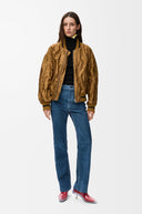 LOEWE HIGH NECK TOP BLACK