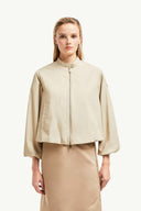 MONCLER GRUISSAN BOMBER JACKET BEIGE