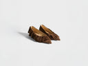 JW ANDERSON RUFFLE BALLERINA FLATS BROWN