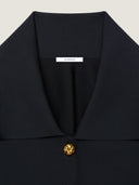 GIVENCHY CROPPED COCOON JACKET BLACK