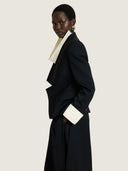 GIVENCHY REVERSE LAPEL JACKET BLACK