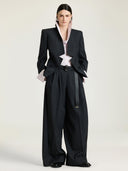 GIVENCHY REVERSE LAPEL JACKET DARK GREY