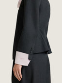 GIVENCHY REVERSE LAPEL JACKET DARK GREY