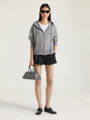 GIVENCHY PLEATED WOOL SHORT BLACK