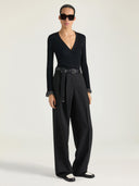 GIVENCHY DOUBLE PLEAT TROUSER BLACK
