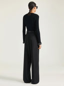 GIVENCHY DOUBLE PLEAT TROUSER BLACK
