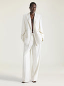 GIVENCHY TROUSER DOUBLE PLEAT WHITE