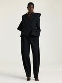GIVENCHY PINCHED TROUSER BLACK