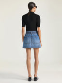 GIVENCHY CROPPED POLO SECOND SKIN EFFECT BLACK