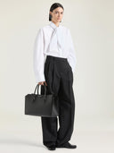 GIVENCHY COCOON SHIRT WITH BOW WHITE