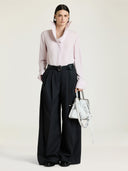 GIVENCHY SHIRT DECONSTRUCTED COLLAR LIGHT PINK